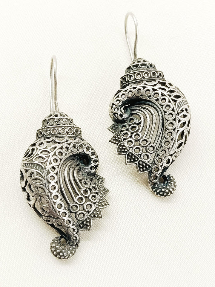 Vandu Plain Oxidized Earring