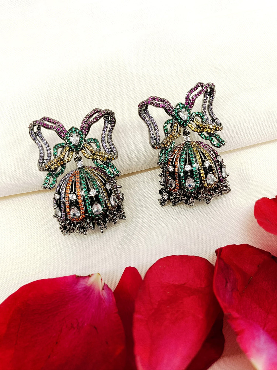 Askarya Multi Colour Victorian Jhumki