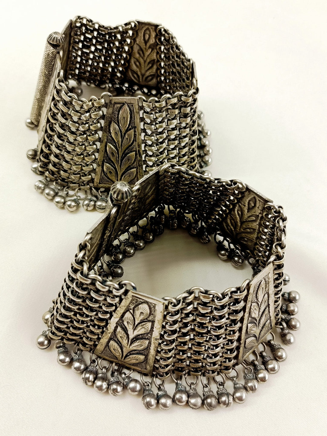 Jayla Plain Oxidized Anklet