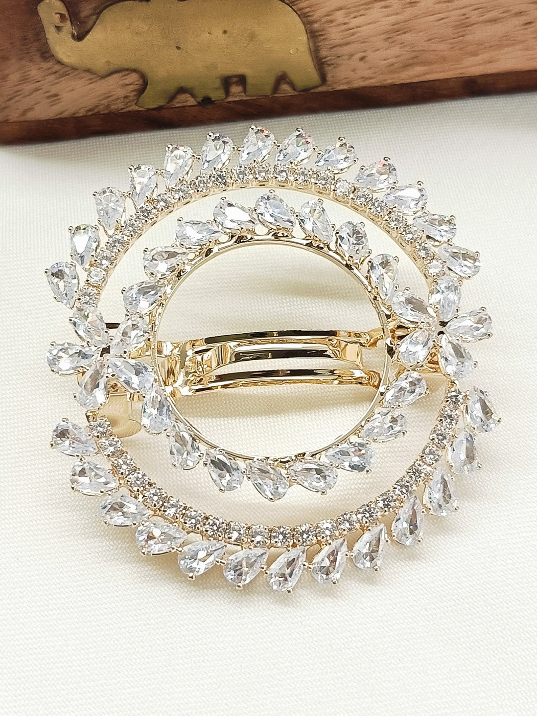 Darika Golden Hair Clip