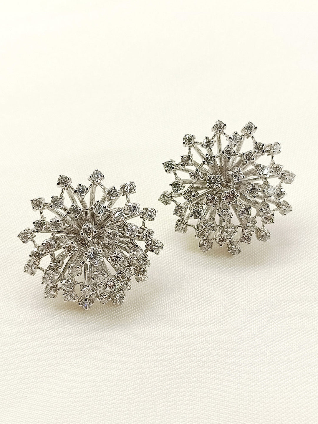 Priyal 92.5 Silver Swarovski Stone Tops