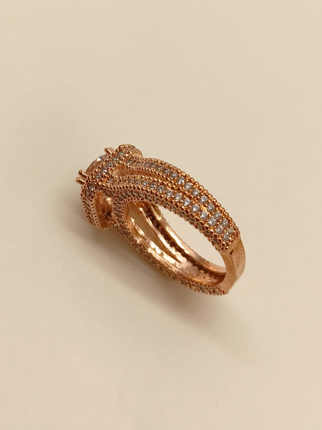 Aayaat American Diamond Finger Ring