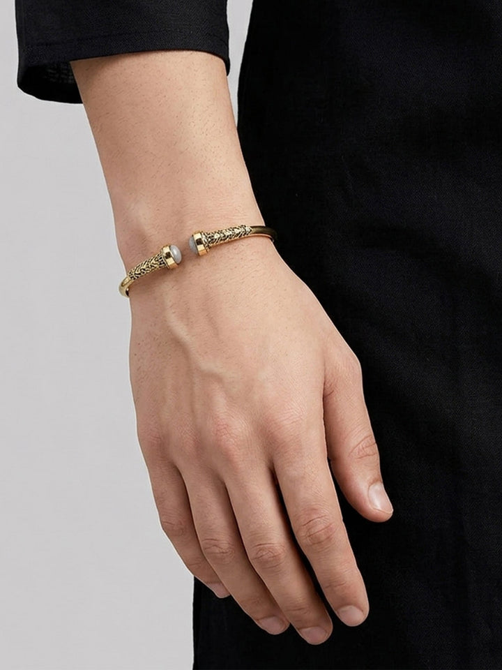 Ginik White Grey Stone Open Men&