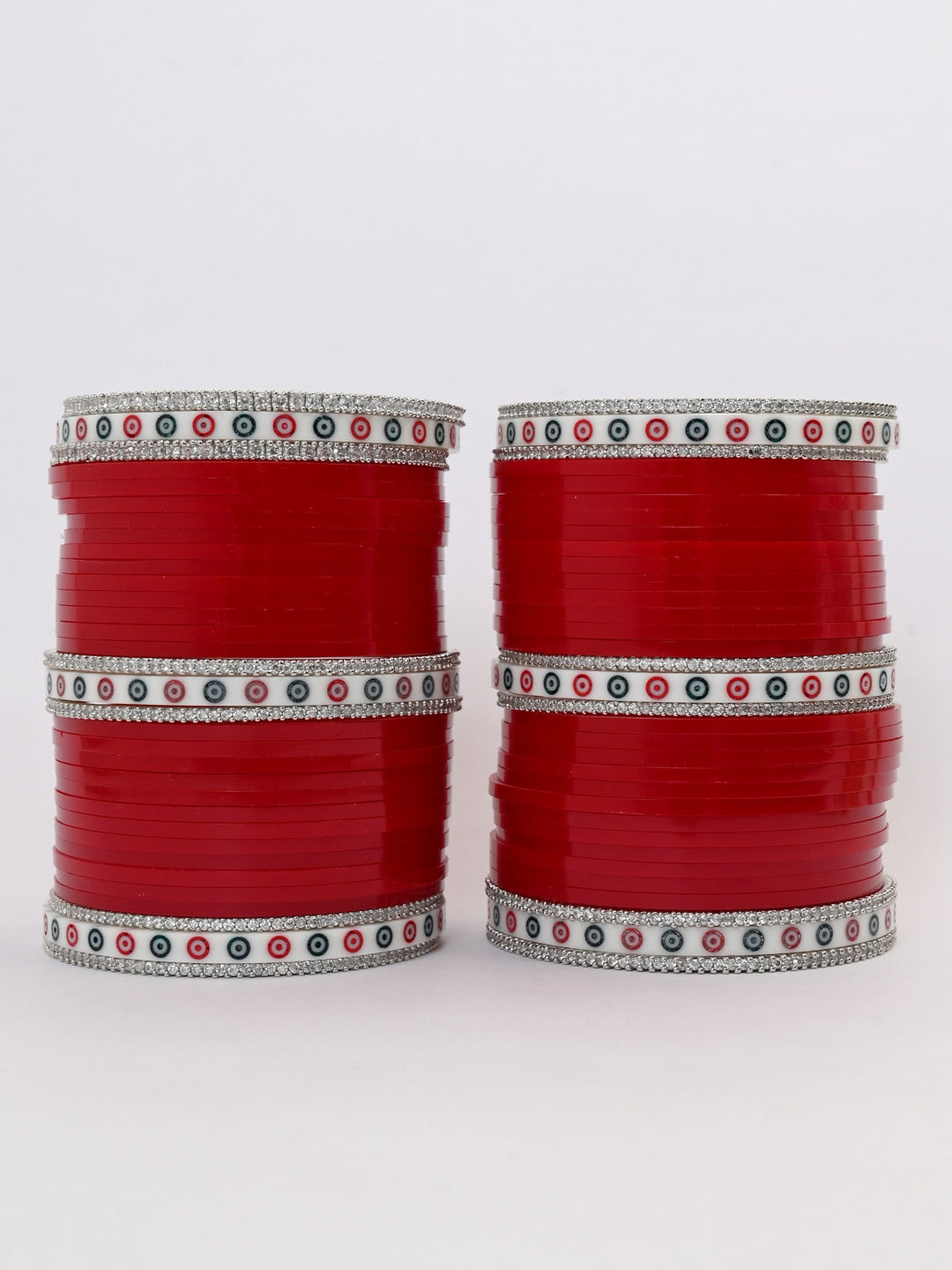 Roopali Bridal Maroon Chura Set