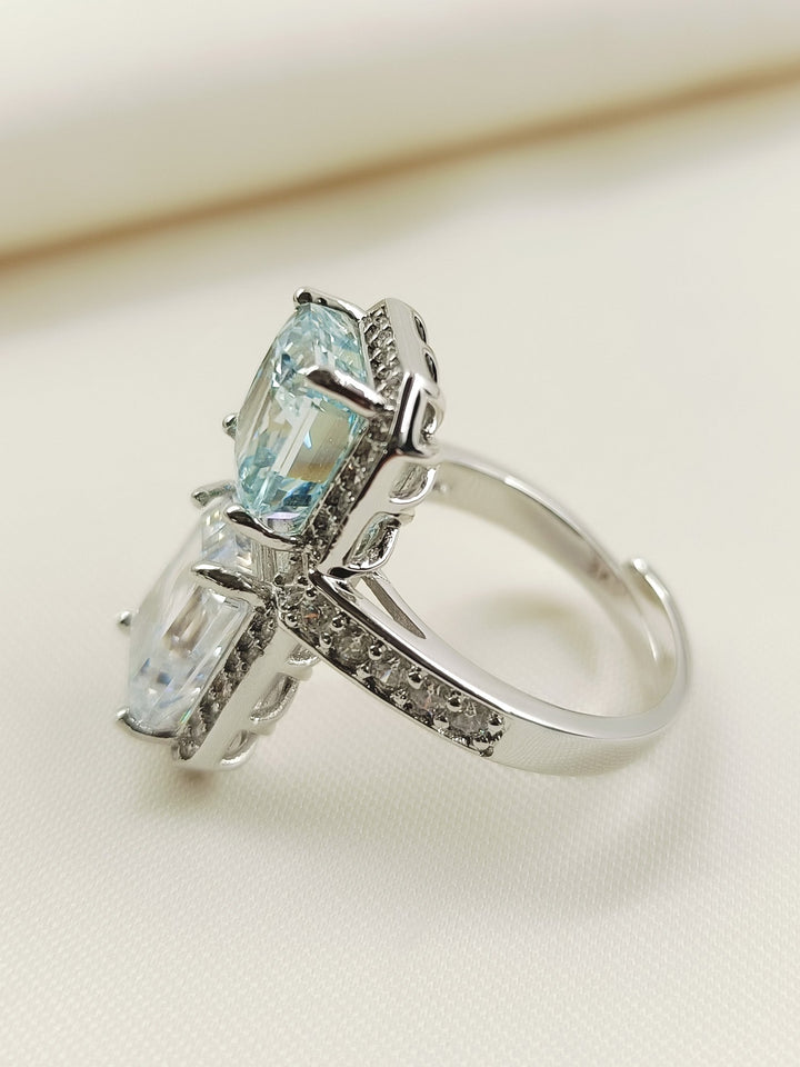 Anjum Firozi American Diamond Finger Ring