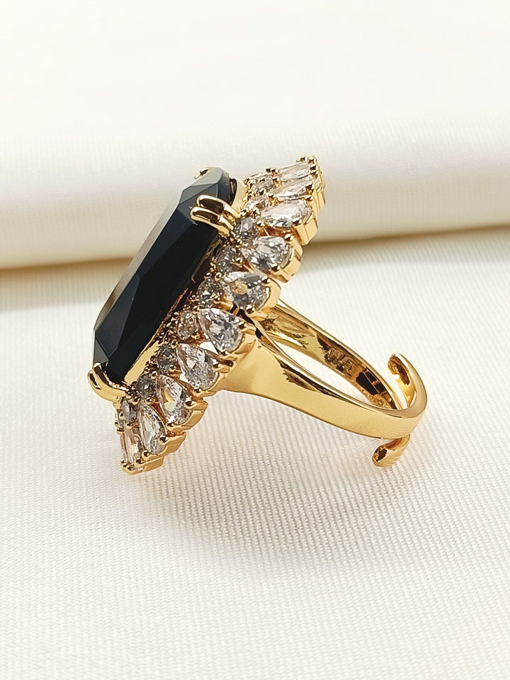 Pareeka Blue American Diamond Finger Ring
