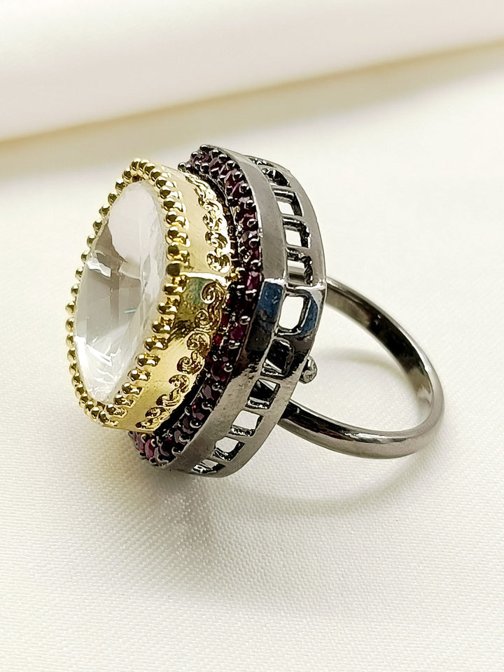 Wazeera Ruby Victorian Finger Ring