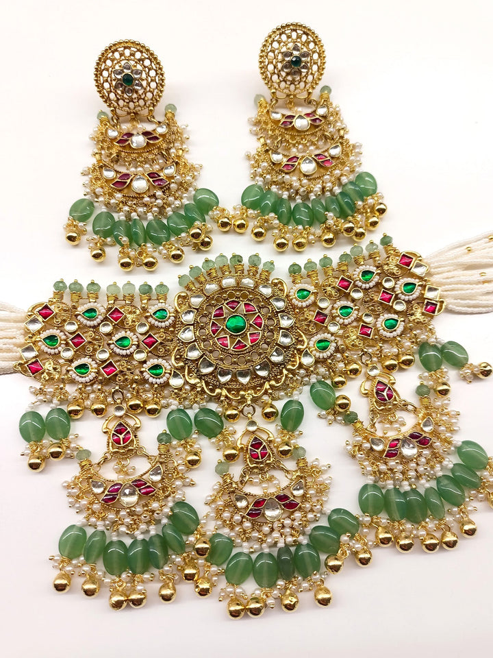 Zana R & G Kundan Choker Set