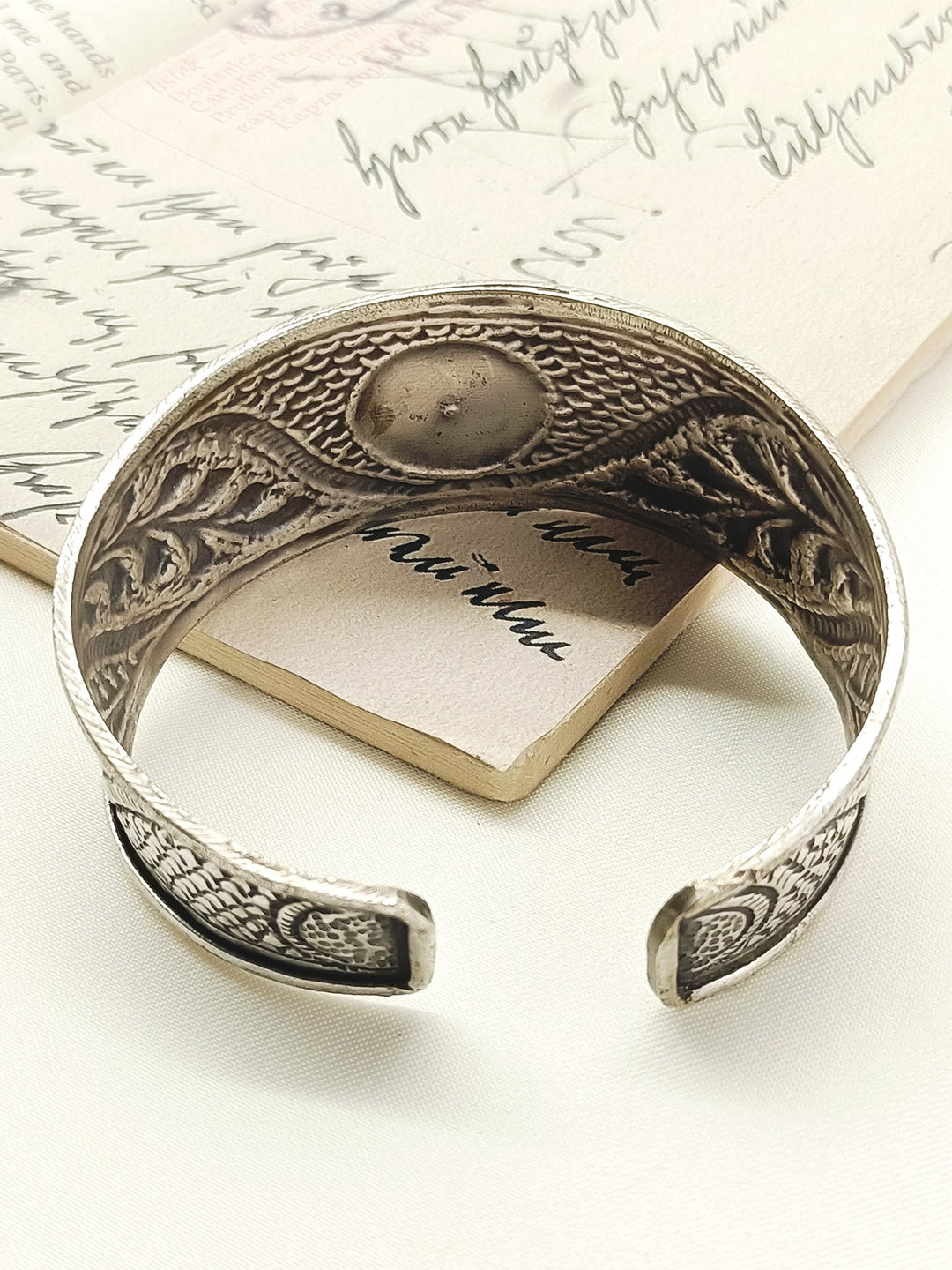 Valkyrie Grey Oxidized Bracelet