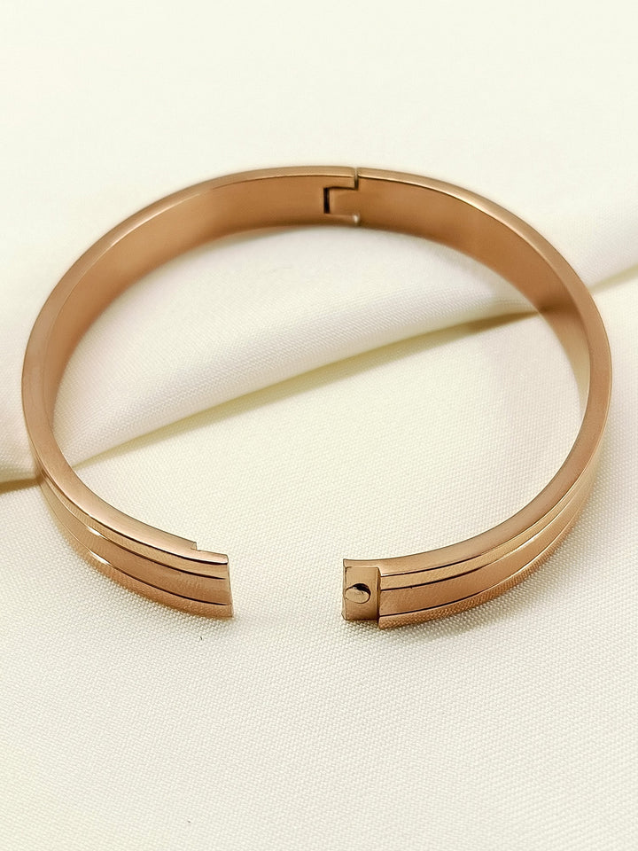 Reyarth Rose Gold Minimal Hinged Men&