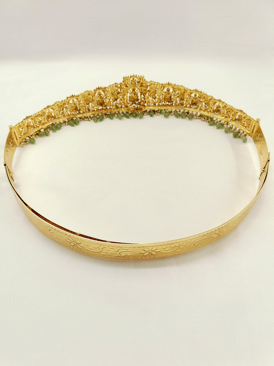 Mrigna R&G Antique Lakshmi Temple Waist Belt / Kamabandh