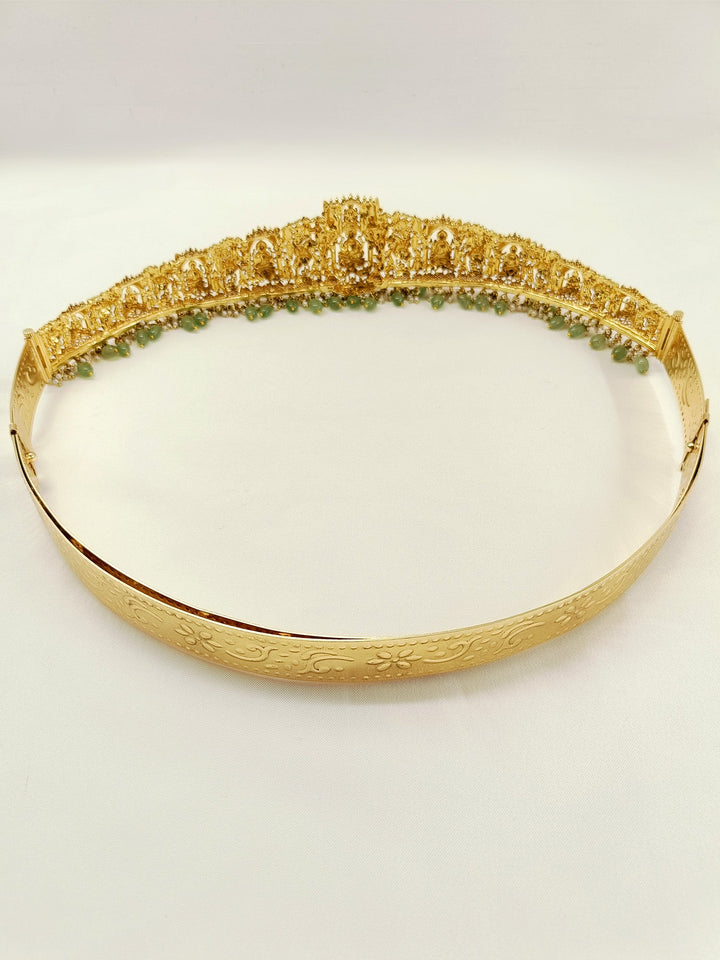 Mrigna R&G Antique Lakshmi Temple Waist Belt / Kamabandh