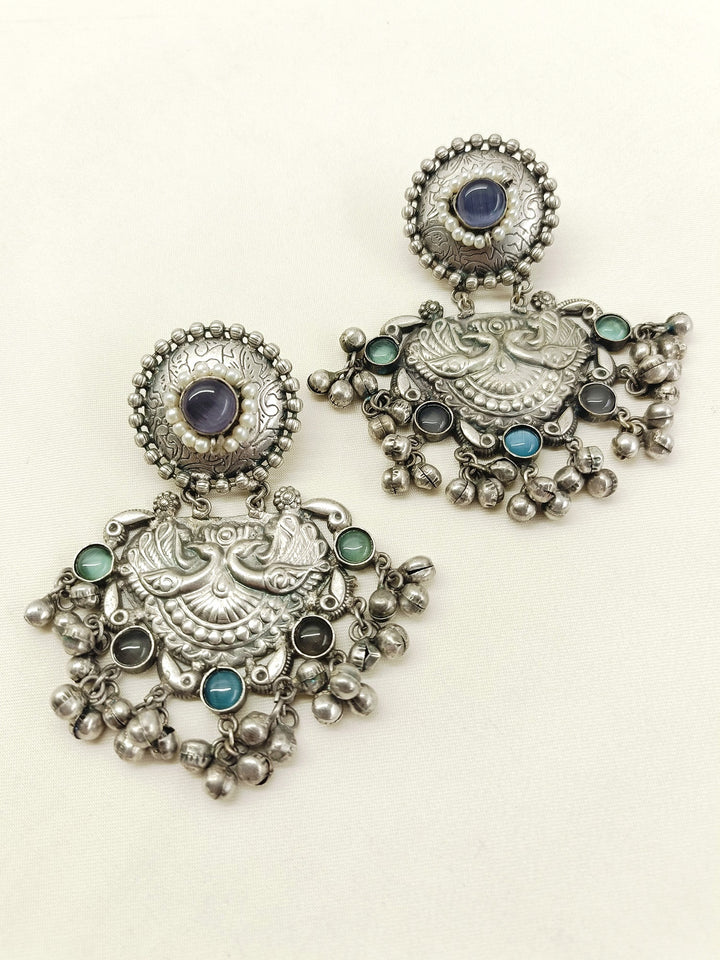 Wamika Multi Colour Oxidized Earring