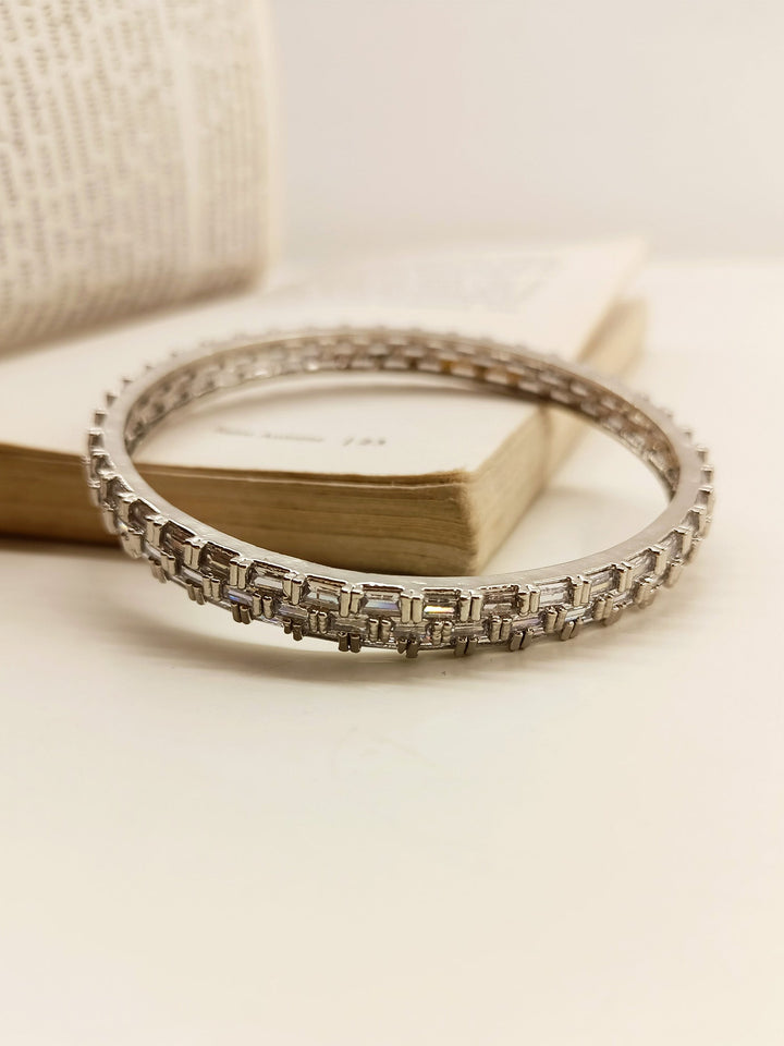 Shehnaaz Baguette American Diamond Bangle