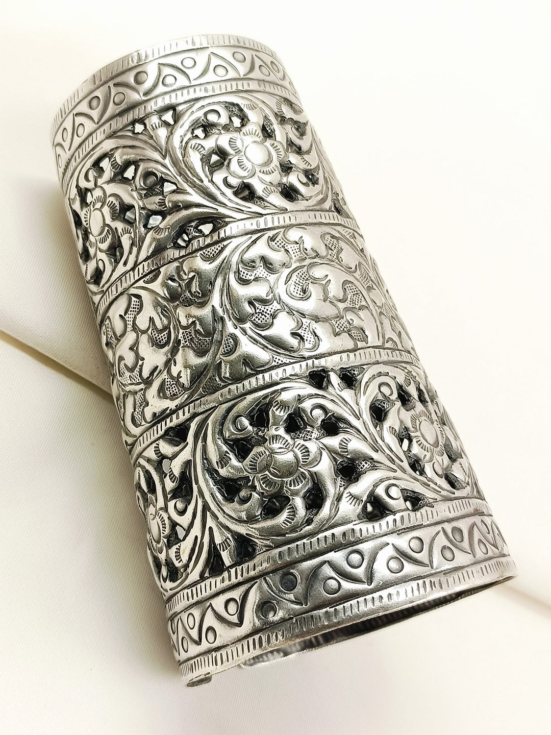 Asher Silver Oxidized Bracelet
