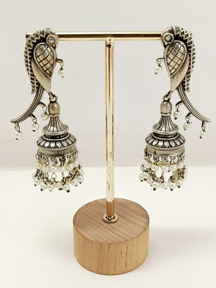 Nehmat Plain Oxidized Jhumki