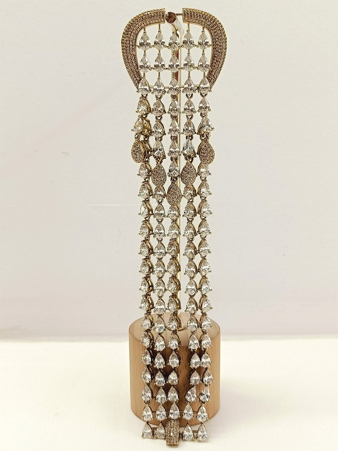 Estaa White American Diamond Bracelet