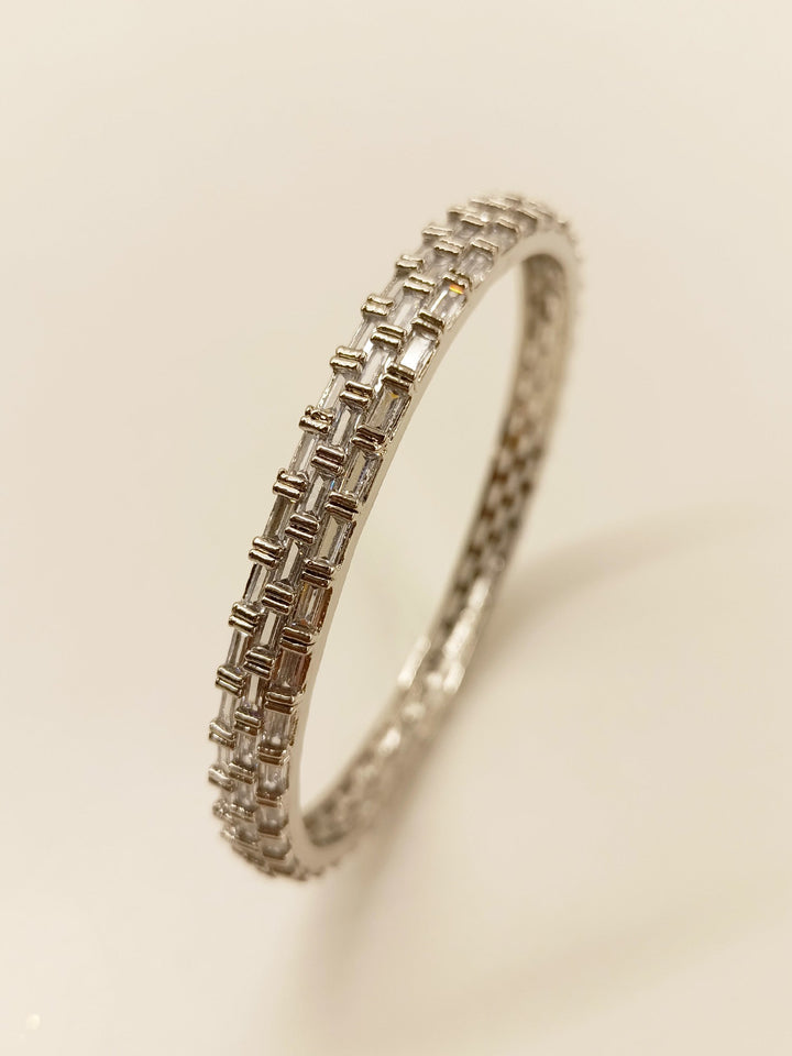 Shehnaaz Baguette American Diamond Bangle