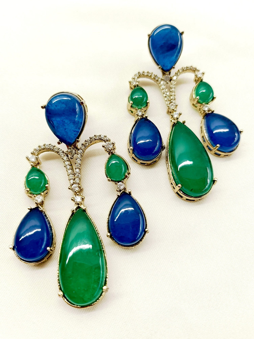 Sanchak G & B Victorian Earrings