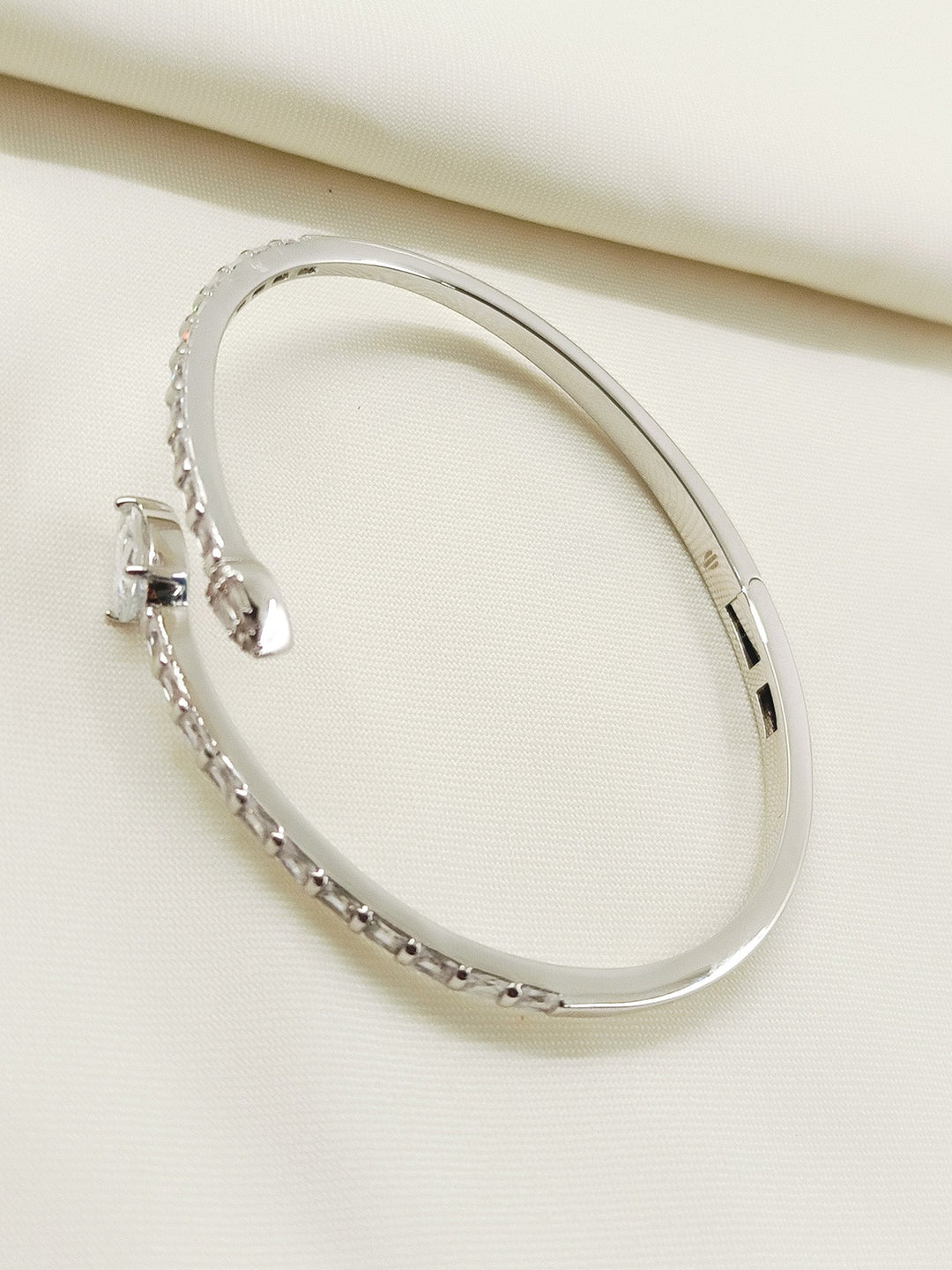 Adrika White American Diamond Bracelet