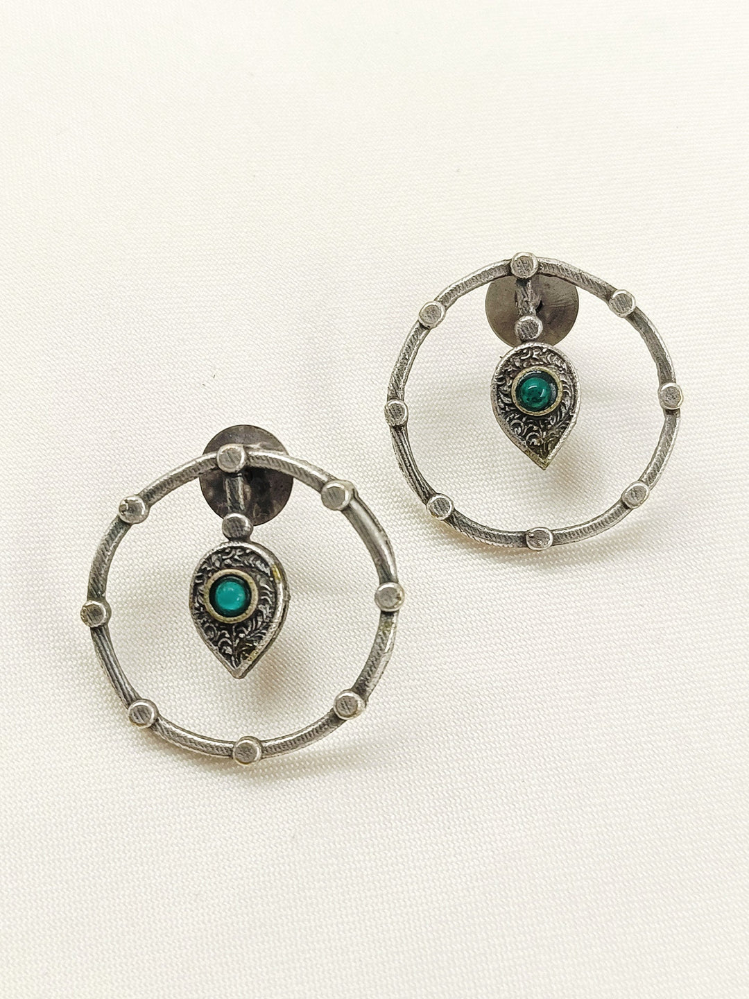 Fulki Green Oxidized Tops