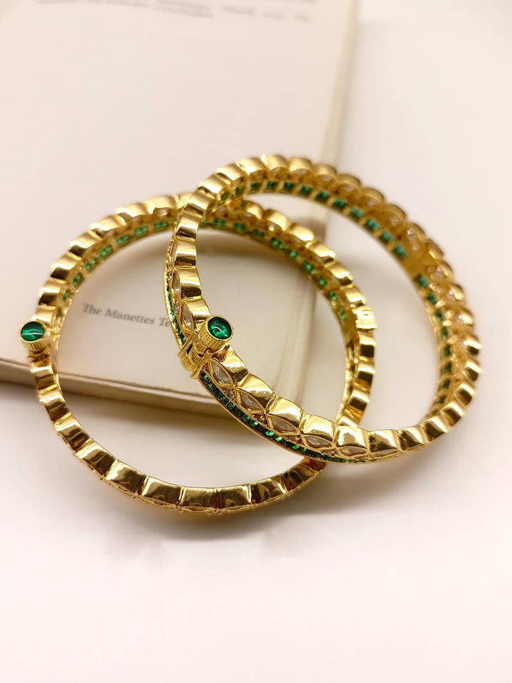 Katherine Green Kundan Bangle Pair