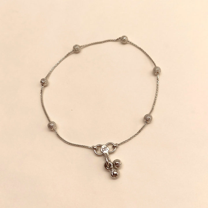 Ushma Silver Plated Delicate Payal/Anklet