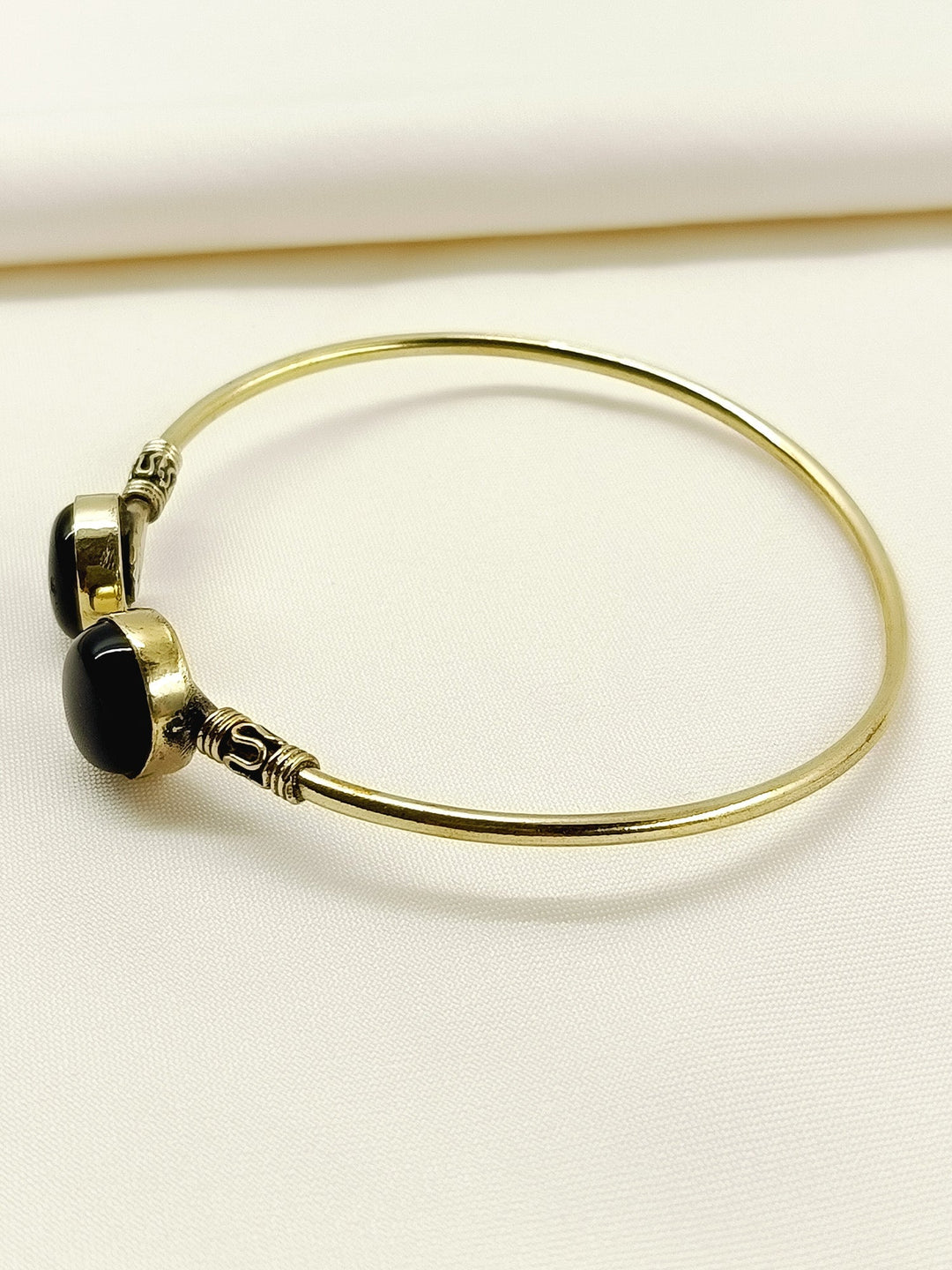 Ronith Black Dual Onyx Bracelet Men&