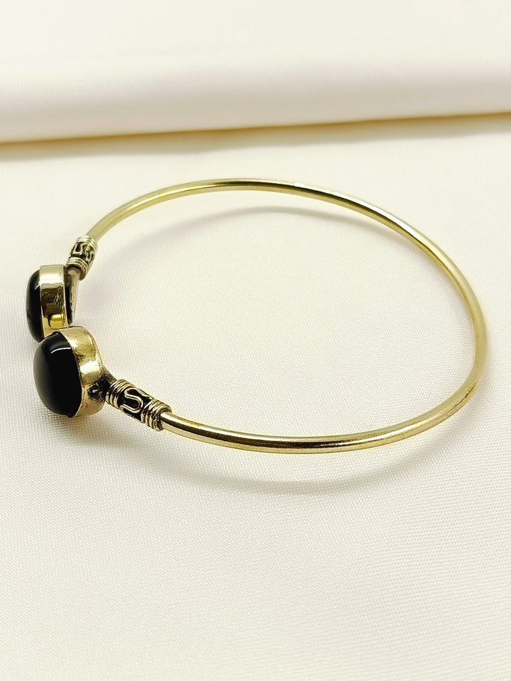 Ronith Black Dual Onyx Bracelet Men&