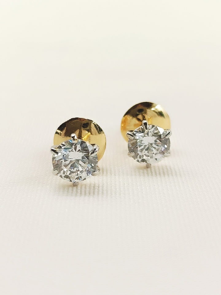 Falak 92.5 Silver Swarovski Stone Tops