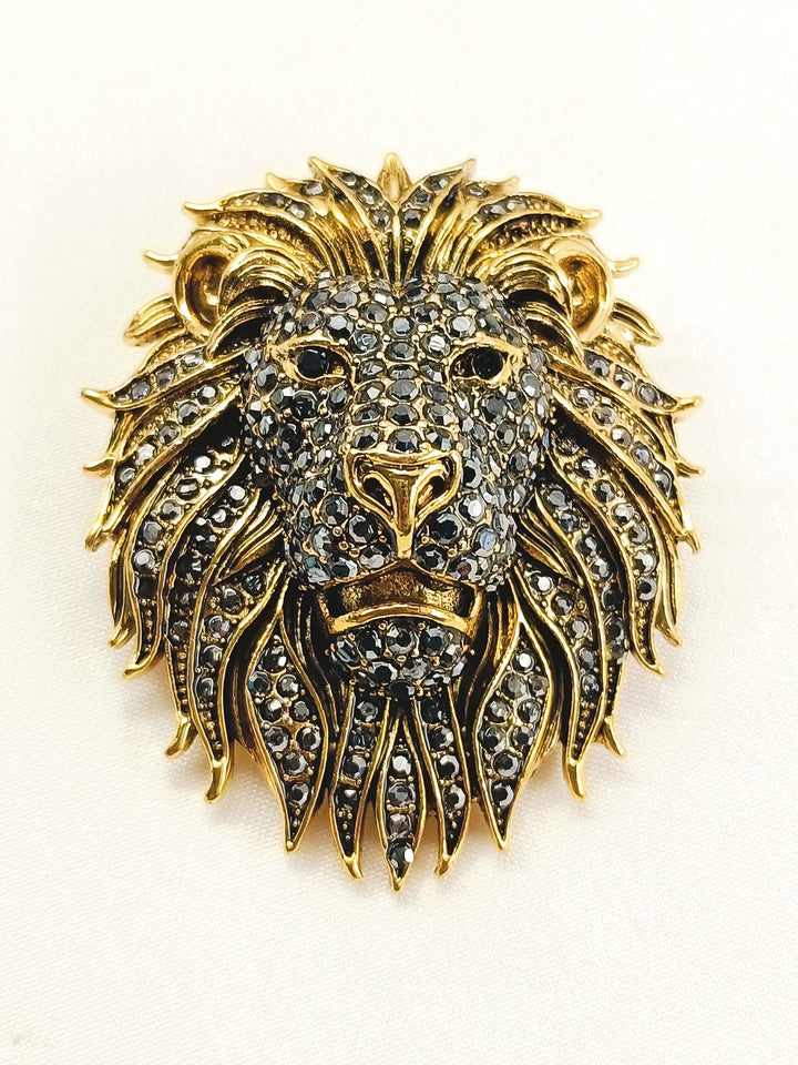 Samar Golden Lion Men's Brooch