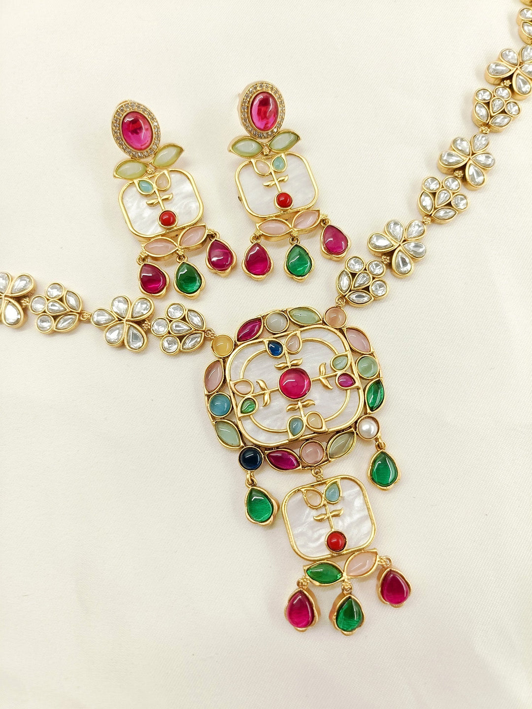 Anaika Multi Colour Kundan Set