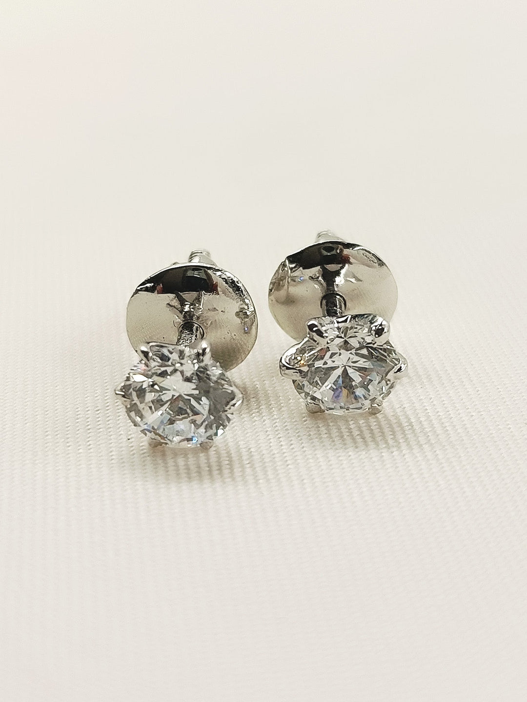 Claire 92.5 Silver Swarovski Stone Tops