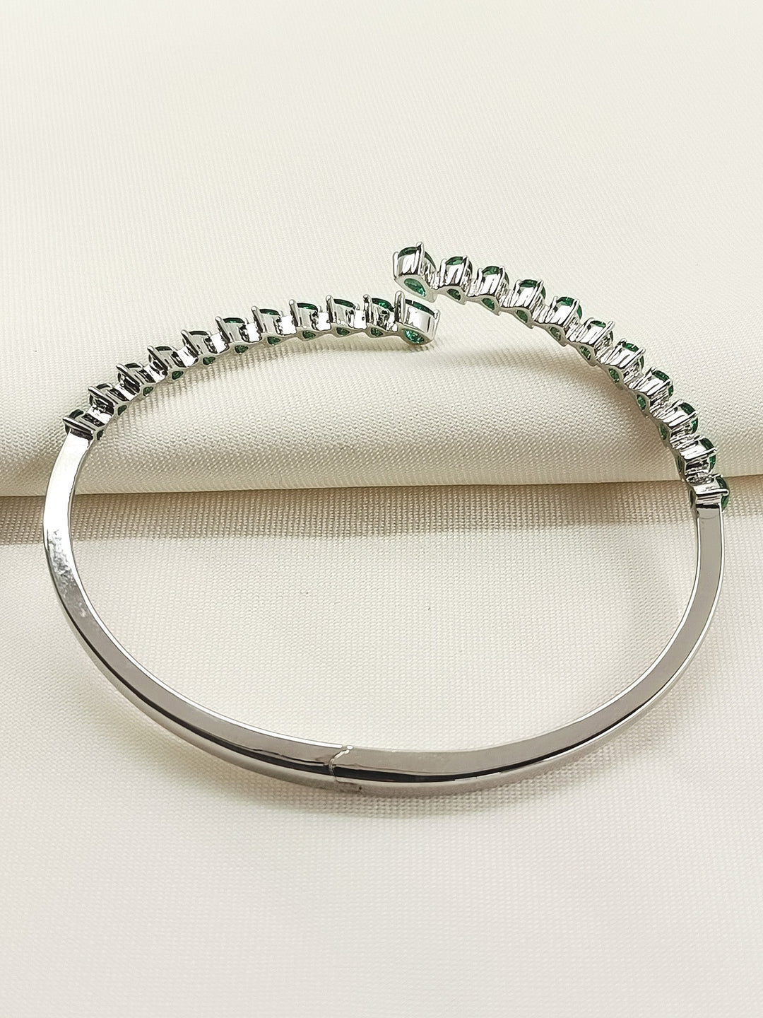 Sureeli Green American Diamond Bracelet