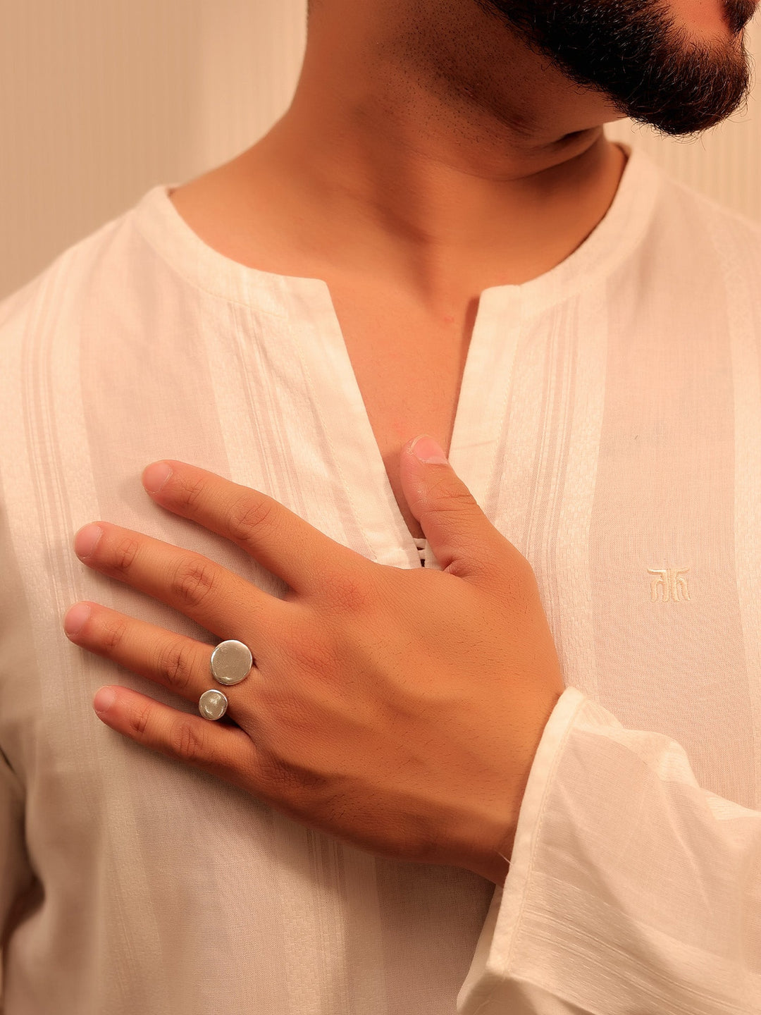 Mellish Silver Men's Finger Ring