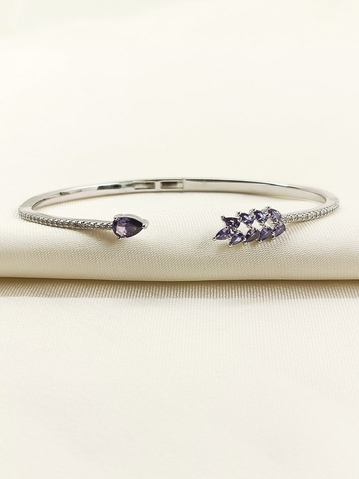 Narayani Purple American Diamond Bracelet