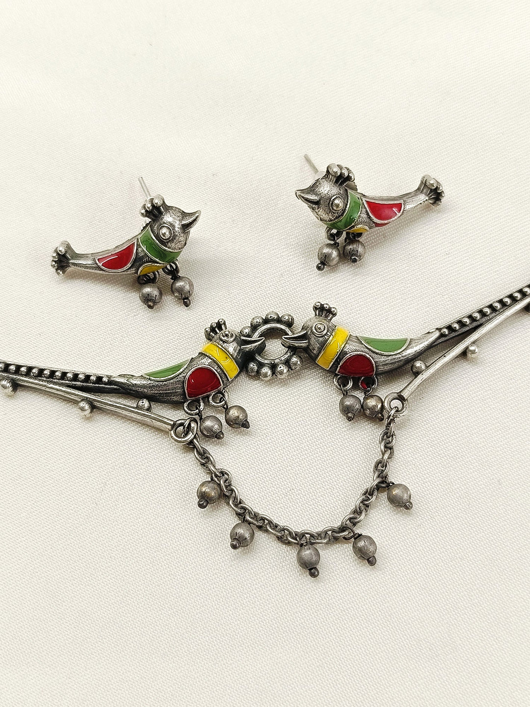 Ritvi Oxidized Combo Set In Multi Colour