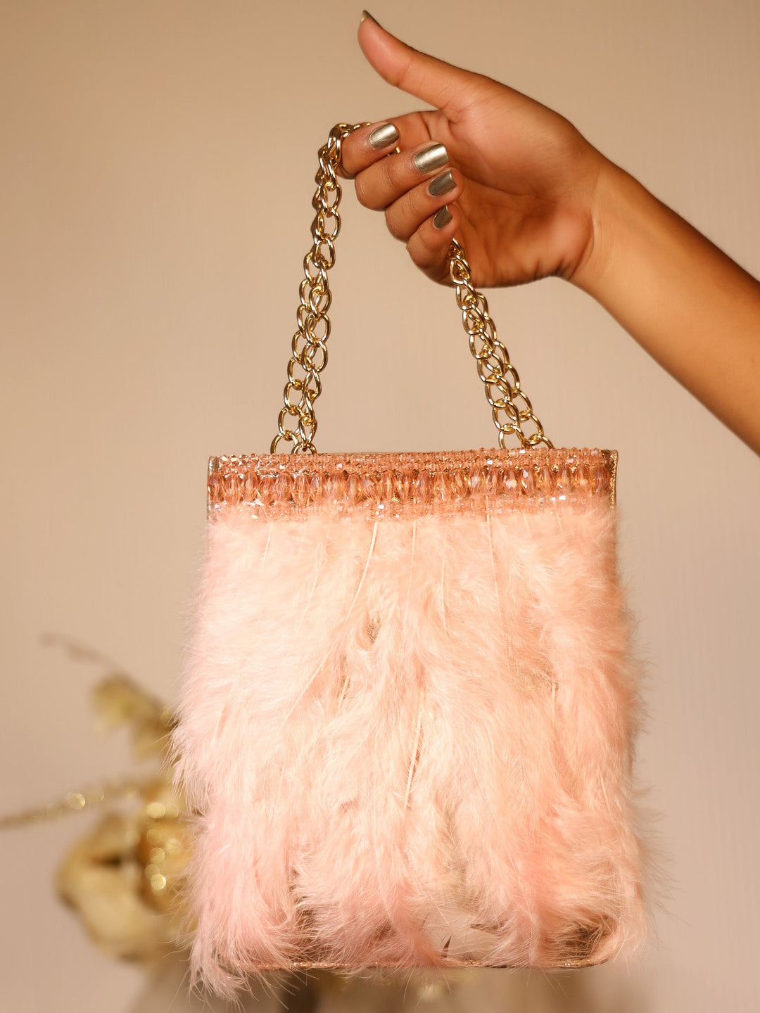 Aimee Rose Gold Sling Bag