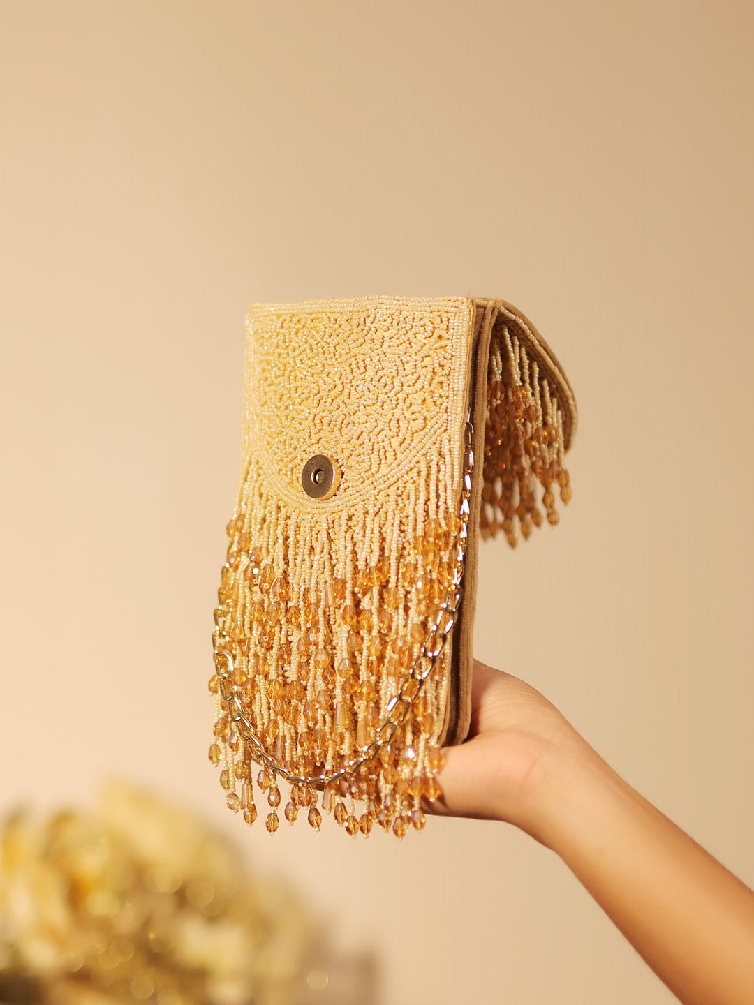 Kalina Golden Evening Clutch