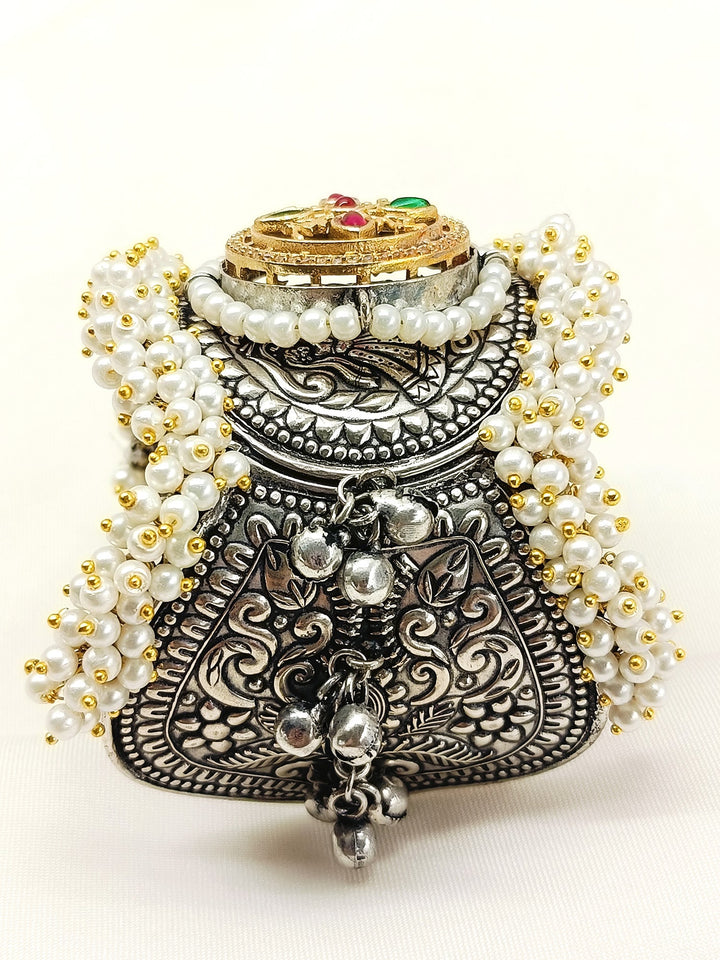 Yashni Multi Colour Oxidized Bracelet