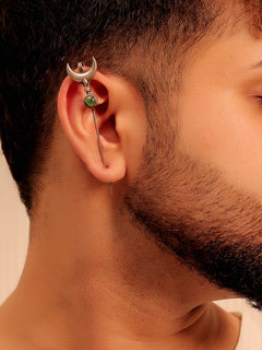 Jitesh Green Men's Earcuff