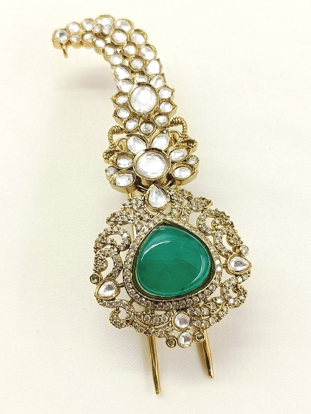 Aarnav Groom Mala And Kalgi In Green
