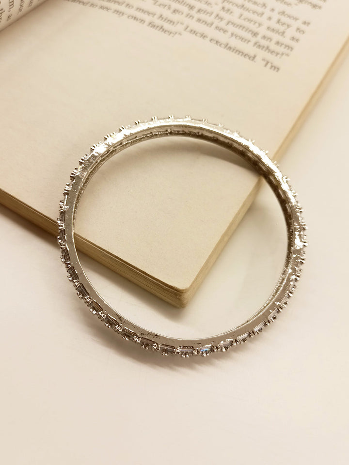 Shehnaaz Baguette American Diamond Bangle