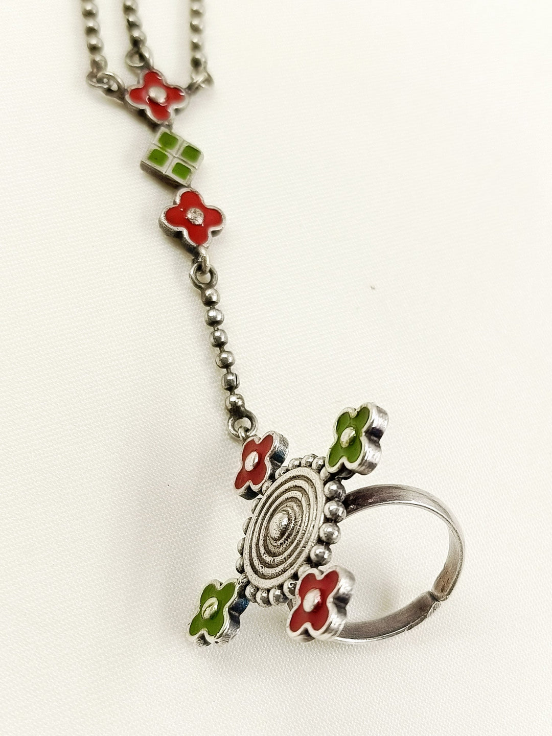 Aarna Multi Colour Oxidized Hathphool