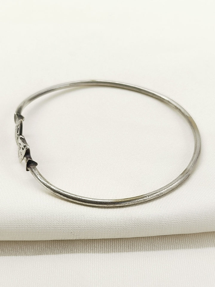 Vasini Plain Oxidized Bracelet