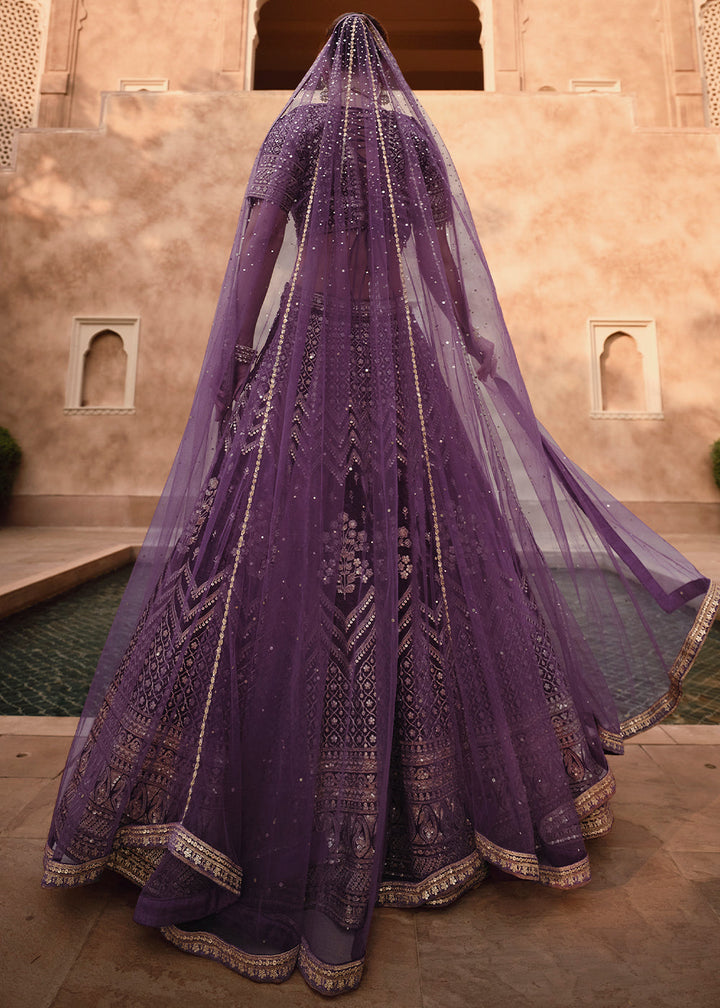 Shades Of Purple Ready to Wear Designer Viscose Lycra Silk Lehenga Choli With Fully Embroidered work