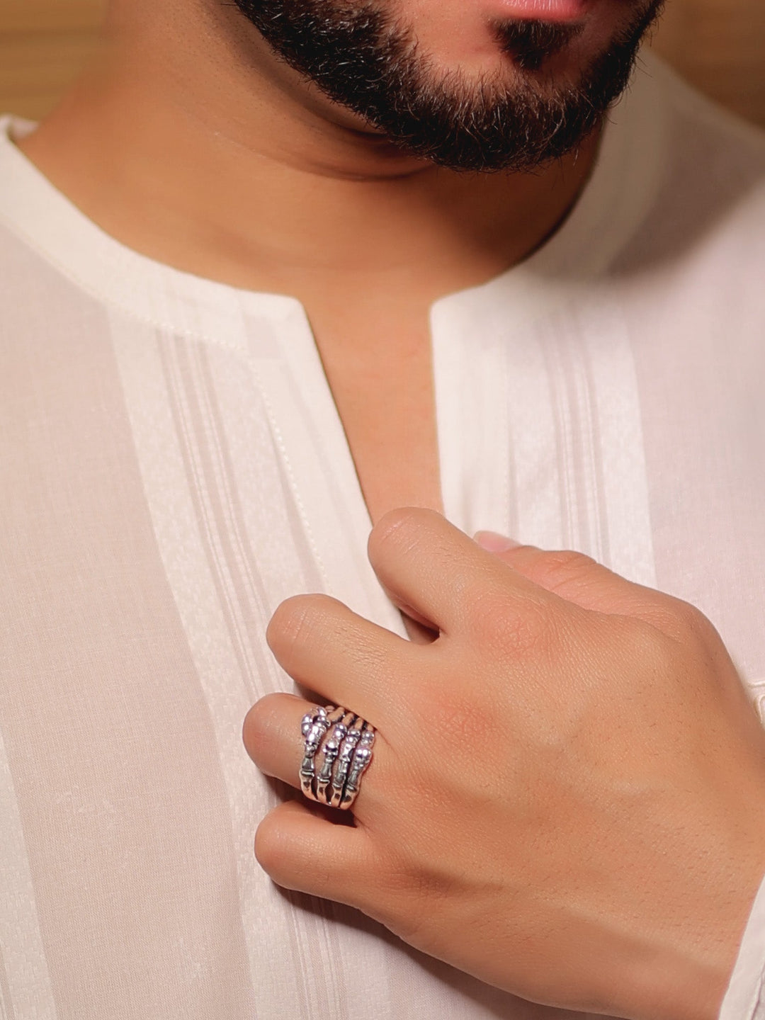 Sohak Silver Men's Finger Ring
