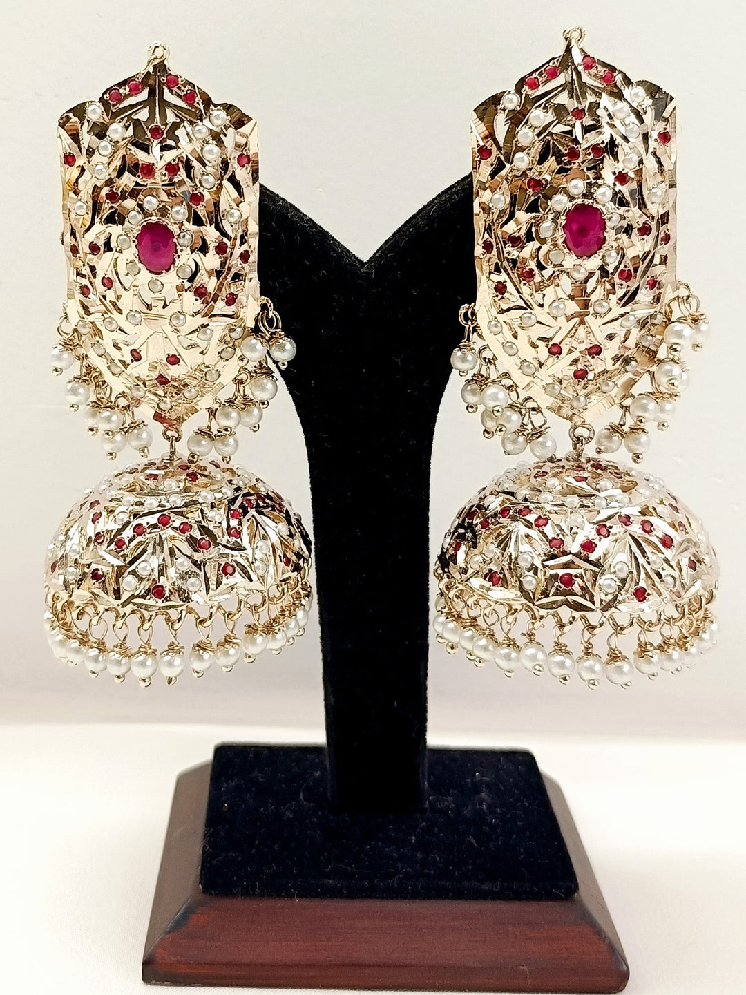 Sandhya Ruby Jadau Jhumki