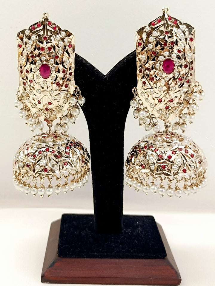 Sandhya Ruby Jadau Jhumki