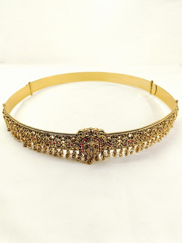Daliha Plain Antique Waist Belt/kamar Bandh